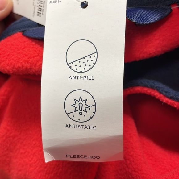 Lands ends 1/4 zipper pull over fleece - Picture 11 of 12